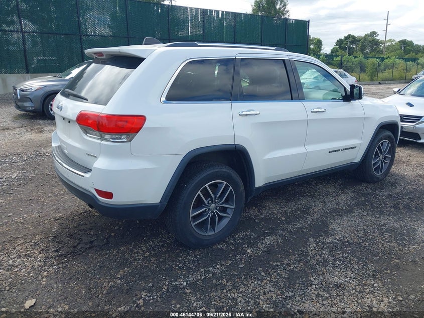 Vin: 1c4rjfbgxhc941032, lot: 46644464, jeep grand cherokee limited 4x4 20174