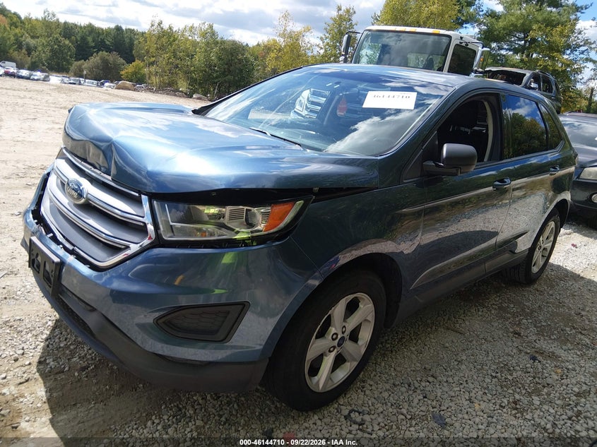 Vin: 2fmpk4g92jbc09269, lot: 46644467, ford edge se 20182
