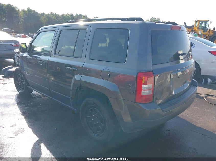 Vin: 1c4njpba1hd200942, lot: 46644475, jeep patriot sport fwd 20173