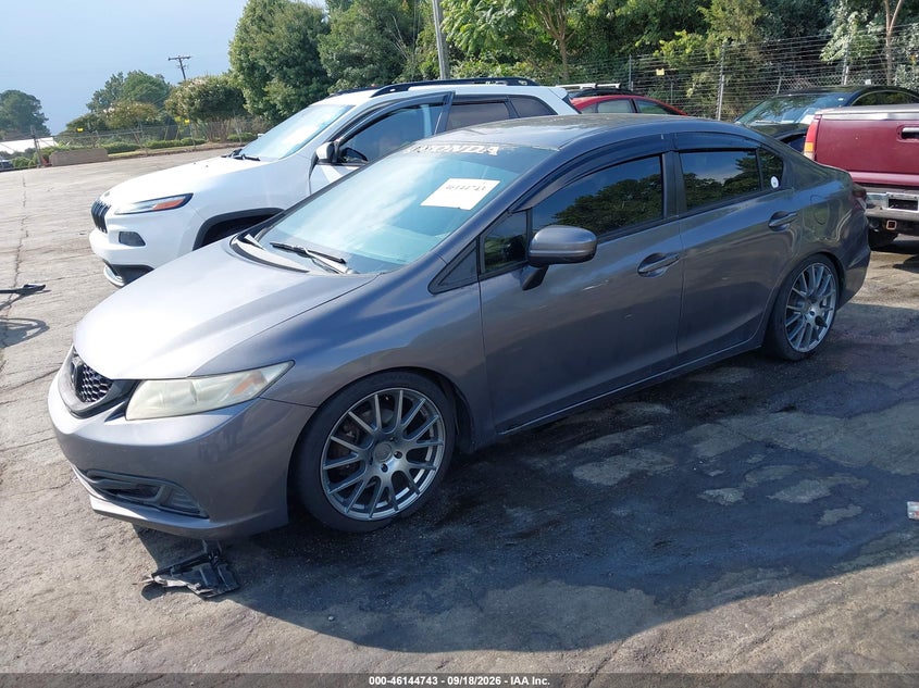 Vin: 19xfb2f72fe021999, lot: 46644500, honda civic se 20152