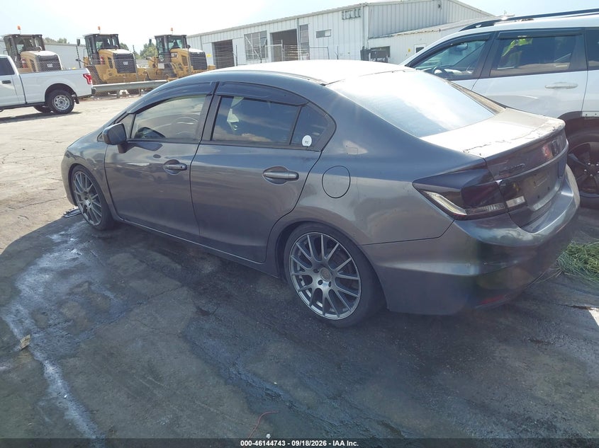 Vin: 19xfb2f72fe021999, lot: 46644500, honda civic se 20153