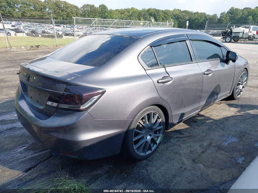Vin: 19xfb2f72fe021999, lot: 46644500, honda civic se 20154