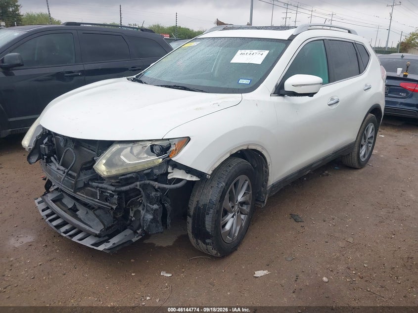 Vin: 5n1at2mt5fc916025, lot: 46644531, nissan rogue sl 20152