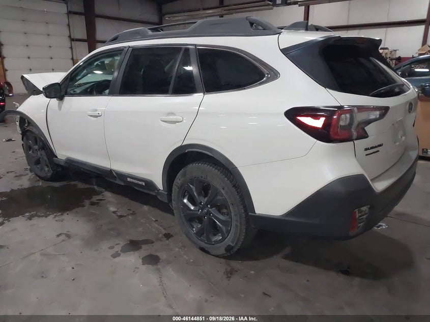 Vin: 4s4btghd2l3118078, lot: 46644608, subaru outback onyx edition xt 20203