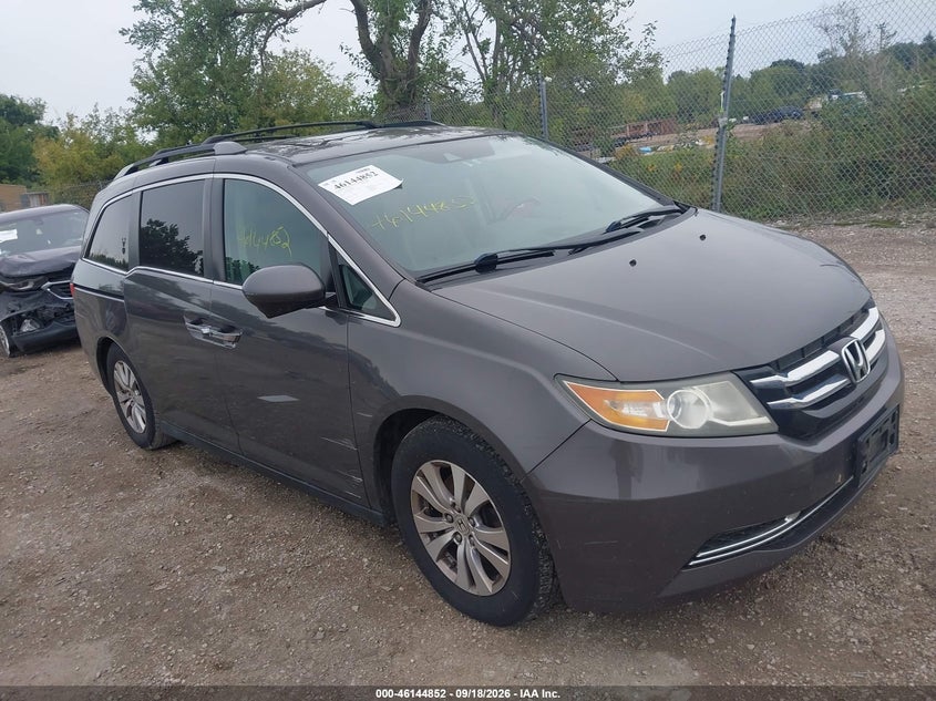 Vin: 5fnrl5h64eb087186, lot: 46644609, honda odyssey ex-l 2014 img_1