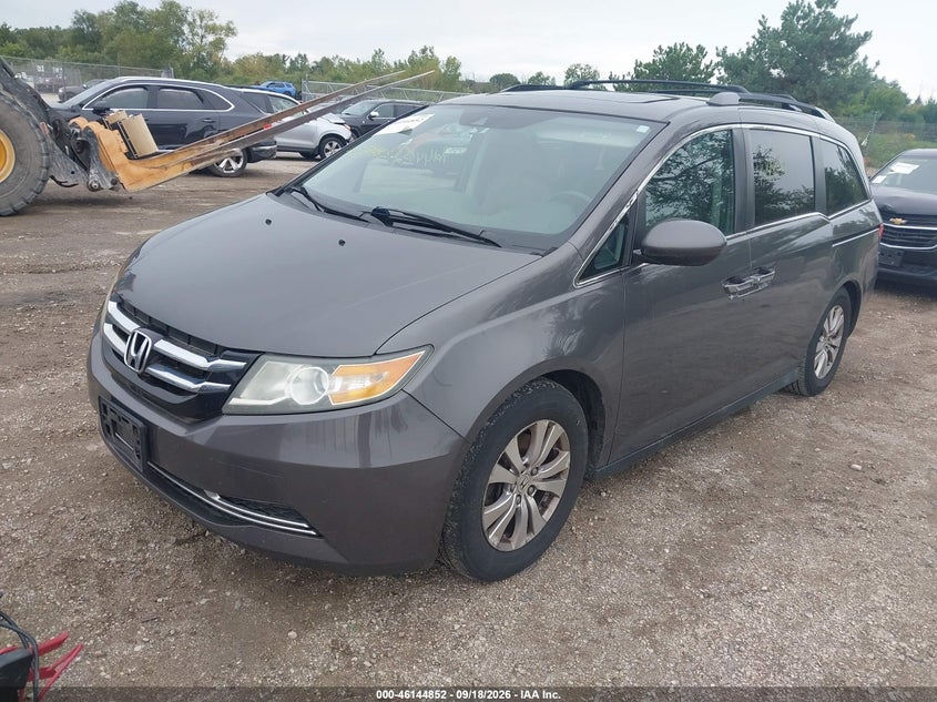 Vin: 5fnrl5h64eb087186, lot: 46644609, honda odyssey ex-l 20142