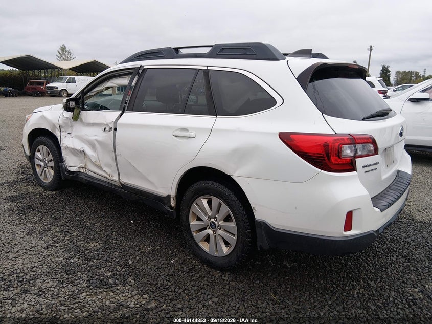 Vin: 4s4bsahc7h3308232, lot: 46644610, subaru outback 2.5i premium 20173