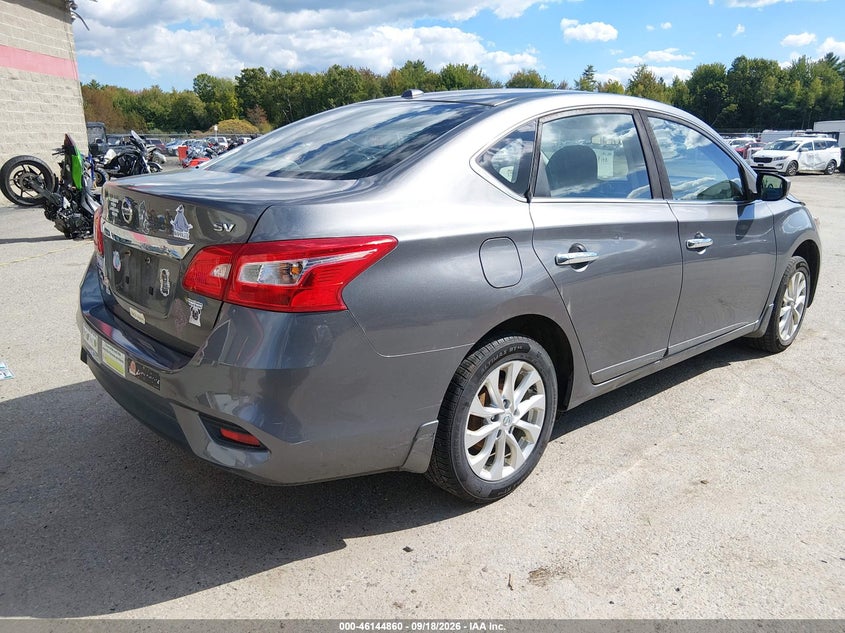 Vin: 3n1ab7ap9jy320642, lot: 46644617, nissan sentra sv 20184