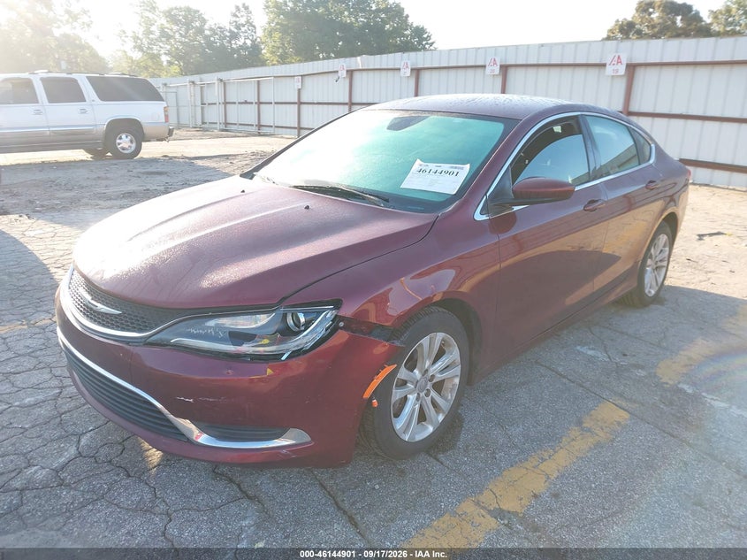 Vin: 1c3cccab5gn168191, lot: 46644658, chrysler 200 limited 20162