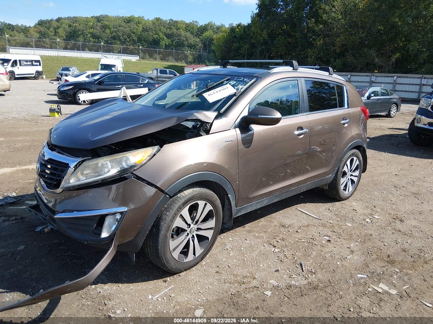 Vin: kndpcca2xd7473246, lot: 46644666, kia sportage ex 20132