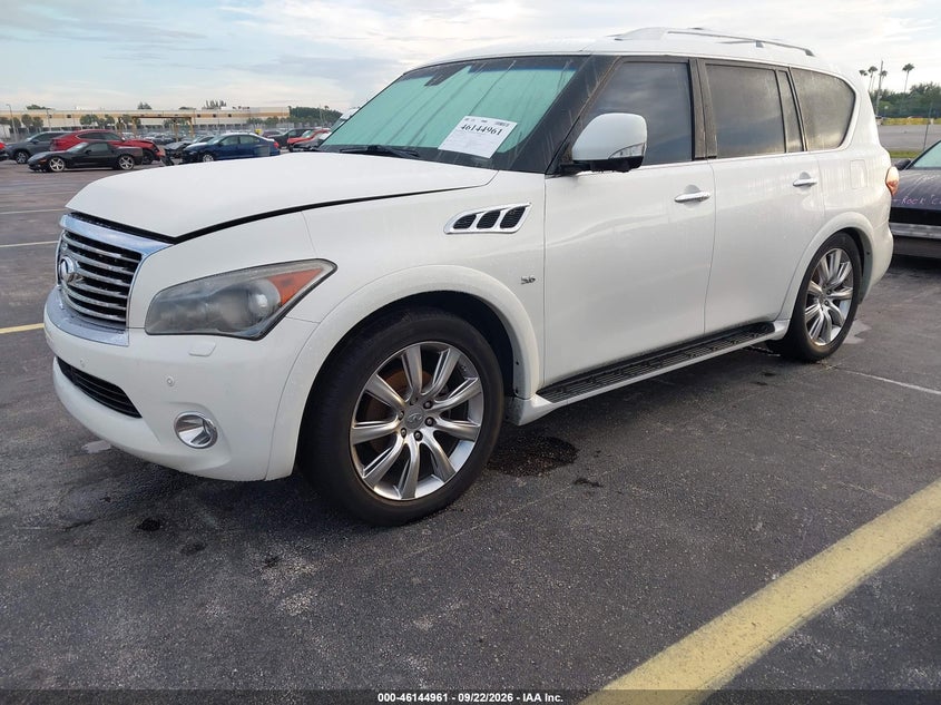 Vin: jn8az2nc4e9351106, lot: 46644718, infiniti qx80 20142