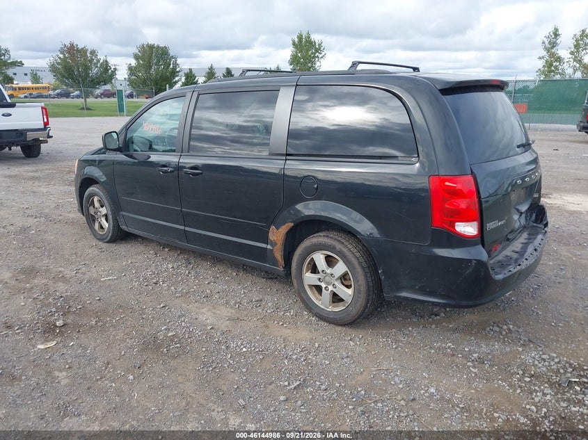 Vin: 2c4rdgcgxdr551786, lot: 46644743, dodge grand caravan sxt 20133