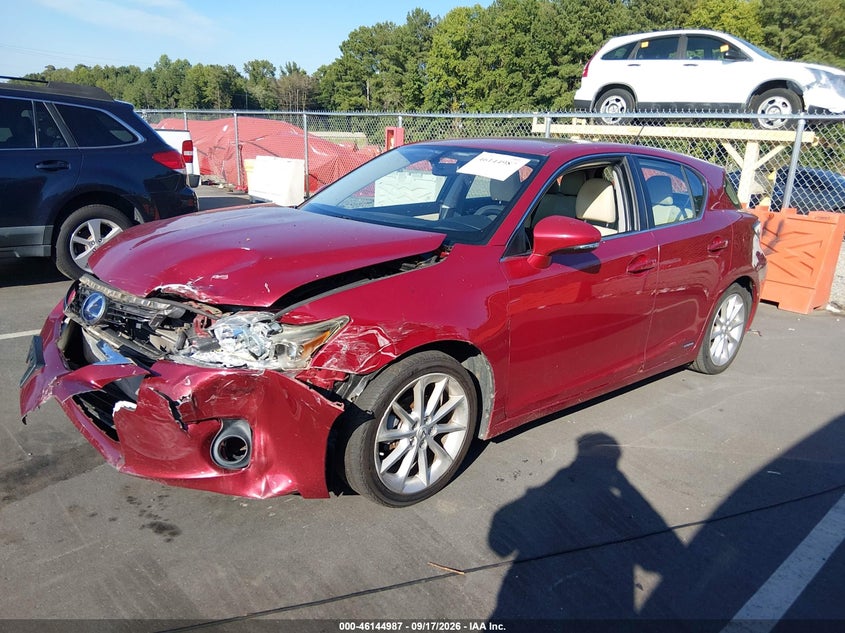 Vin: jthkd5bh2b2006997, lot: 46644744, lexus ct 200h premium 20112