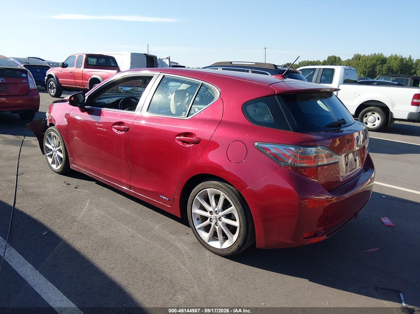 Vin: jthkd5bh2b2006997, lot: 46644744, lexus ct 200h premium 20113