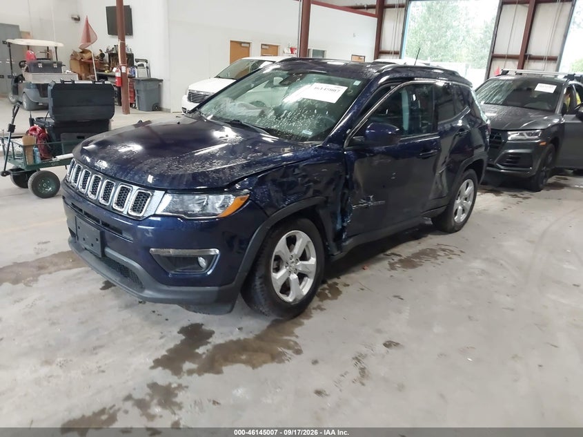 Vin: 3c4njdbb7mt501498, lot: 46644764, jeep compass latitude 4x4 20212