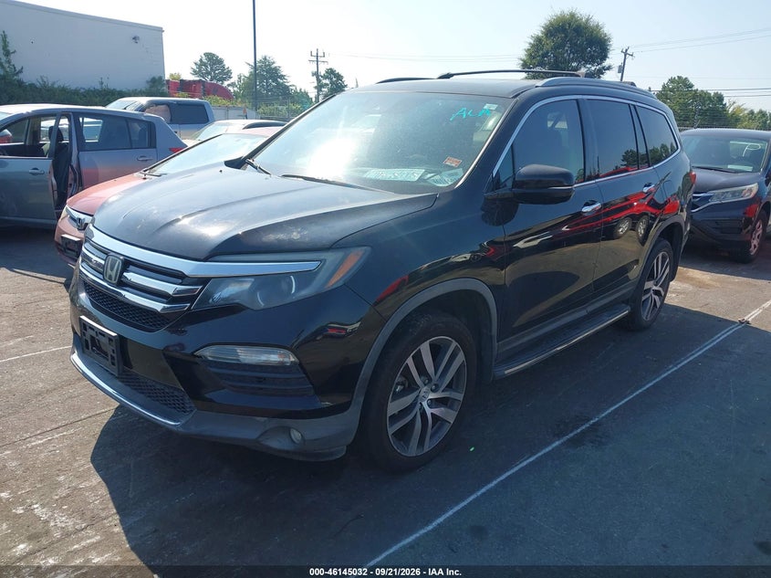 Vin: 5fnyf5h93gb044569, lot: 46644789, honda pilot touring 20162