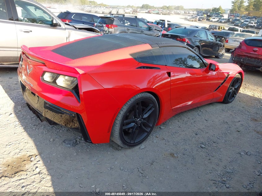 Vin: 1g1yl2d7xe5128620, lot: 46644806, chevrolet corvette stingray z51 20144