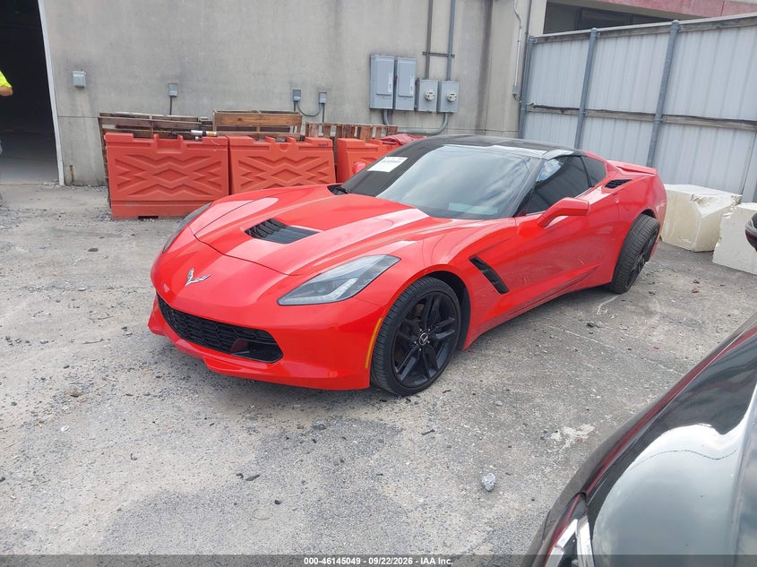 Vin: 1g1yl2d7xe5128620, lot: 46644806, chevrolet corvette stingray z51 20142