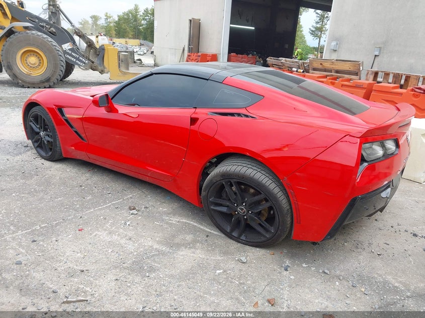 Vin: 1g1yl2d7xe5128620, lot: 46644806, chevrolet corvette stingray z51 20143