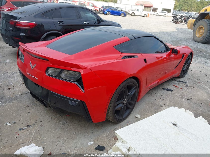 Vin: 1g1yl2d7xe5128620, lot: 46644806, chevrolet corvette stingray z51 20144