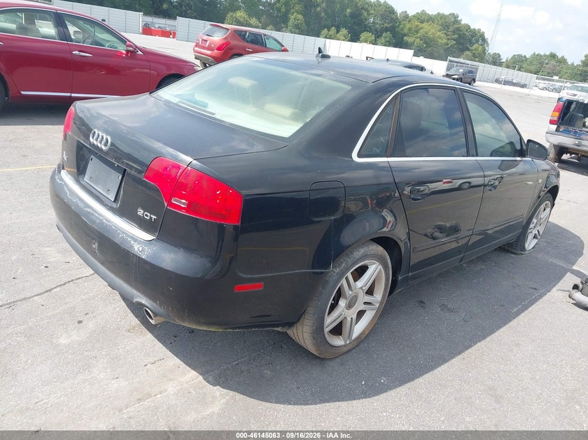 AUDI A4 2007 VIN WAUAF78E97A159810