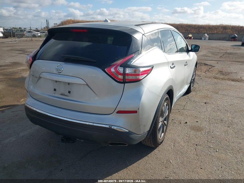 Vin: 5n1az2mg1gn109783, lot: 46644835, nissan murano platinum/s/sl/sv 20164