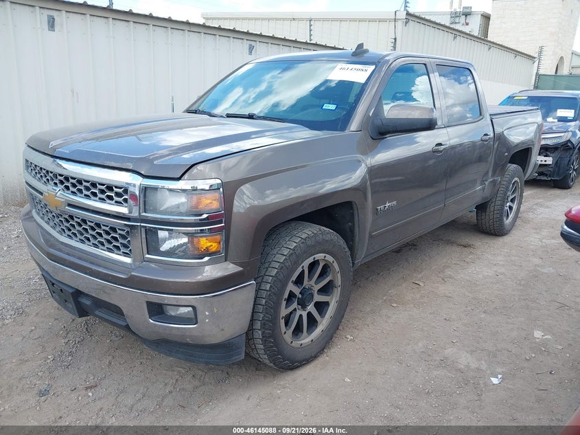 Vin: 3gcpcrec5fg395620, lot: 46644845, chevrolet silverado 1500 1lt 20152
