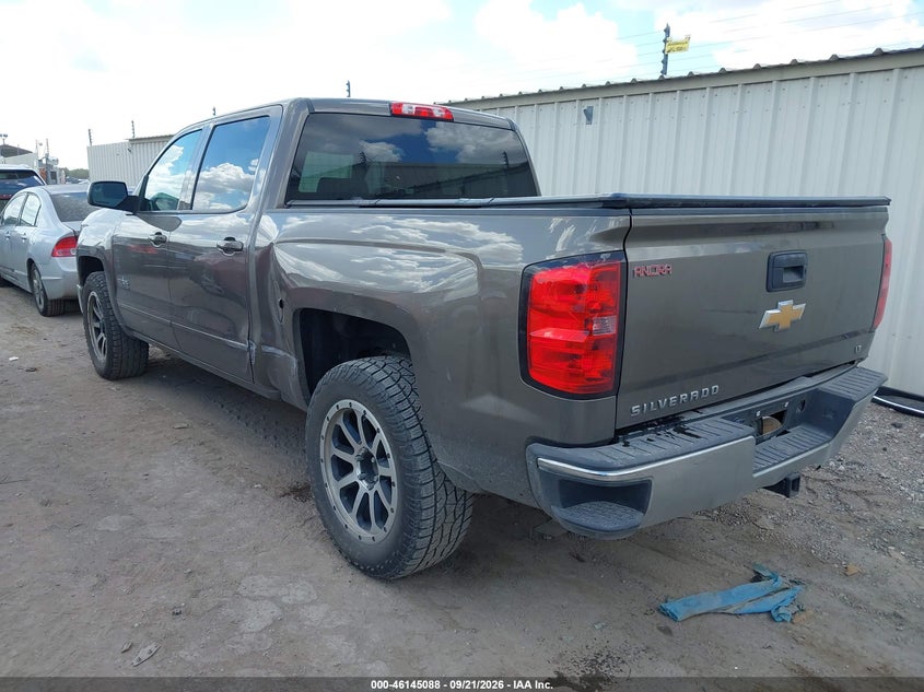 Vin: 3gcpcrec5fg395620, lot: 46644845, chevrolet silverado 1500 1lt 20153