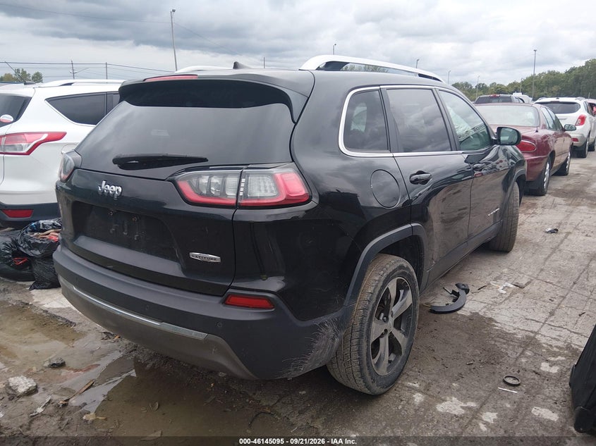 Vin: 1c4pjldbxkd325906, lot: 46644852, jeep cherokee limited fwd 20194