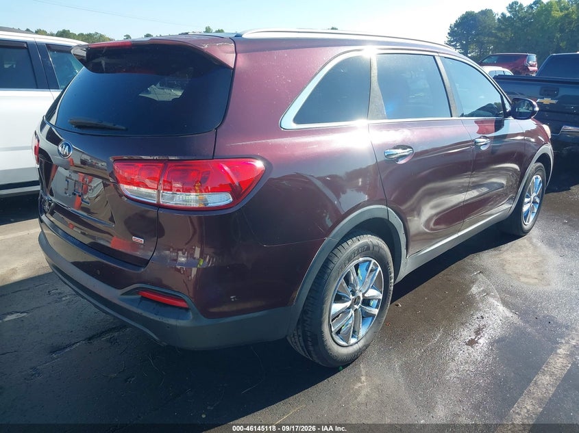 Vin: 5xypg4a39gg128297, lot: 46644875, kia sorento 2.4l lx 20164