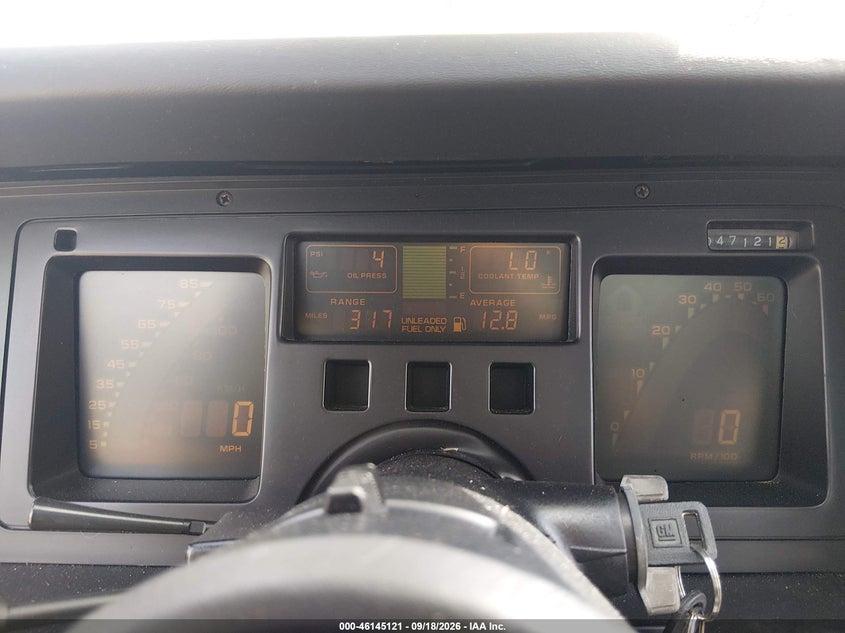 CHEVROLET CORVETTE 1989 VIN 1G1YY2182K5107755