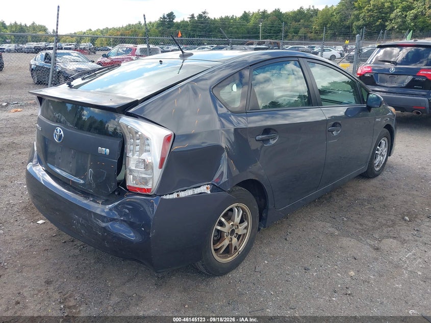 Vin: jtdkn3du9a0015249, lot: 46644880, toyota prius ii 20104