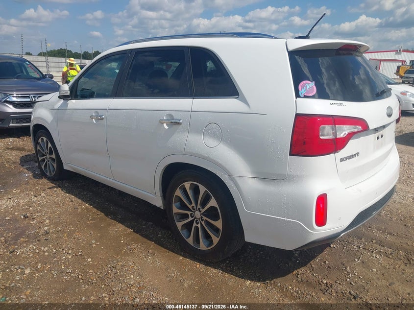 Vin: 5xykw4a72eg432892, lot: 46644894, kia sorento sx 20143