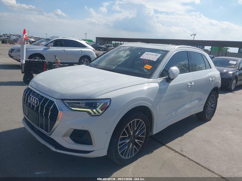 Vin: wa1bucf37m1089303, lot: 46644895, audi q3 premium plus 20212