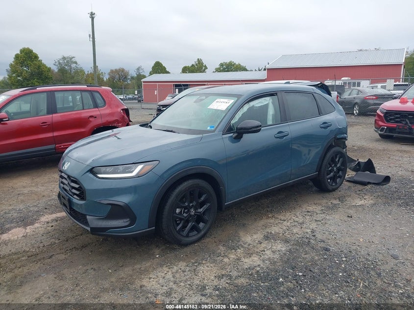 2025 Honda Hr-V Awd Sport, Удар сзади, IAAI, VIN 3CZRZ2H53SM703420 — фото 2