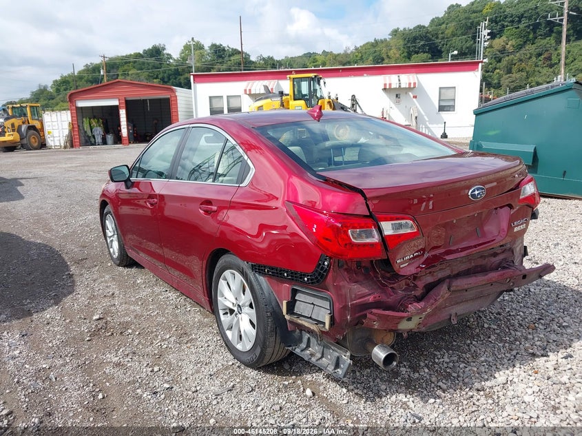 Vin: 4s3bnac65h3053447, lot: 46644965, subaru legacy 2.5i premium 20173