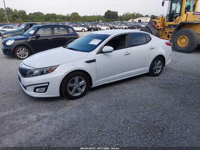 Vin: 5xxgm4a78fg416780, lot: 46644975, kia optima lx 20152