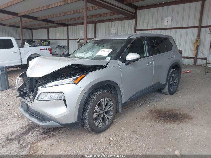 2023 Nissan Rogue Sv Fwd, Front End, IAAI, VIN JN8BT3BA6PW408537 — photo 2