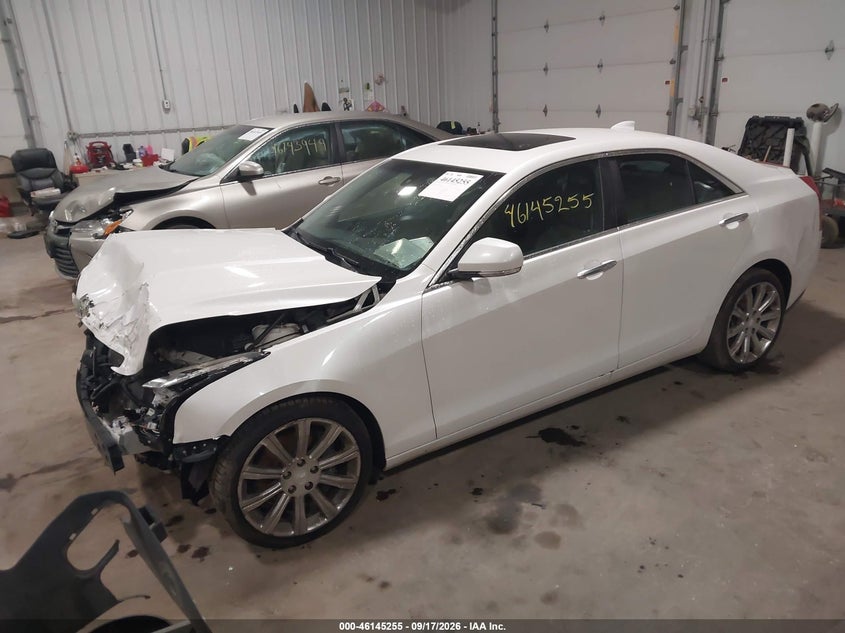 Vin: 1g6ah5rx9h0165800, lot: 46645012, cadillac ats turbo luxury 20172