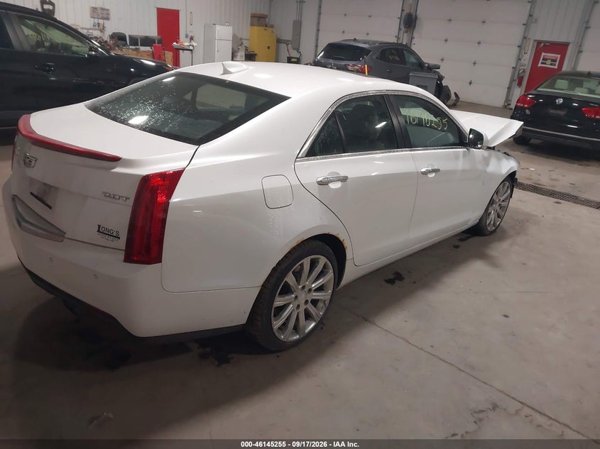 Vin: 1g6ah5rx9h0165800, lot: 46645012, cadillac ats turbo luxury 20174