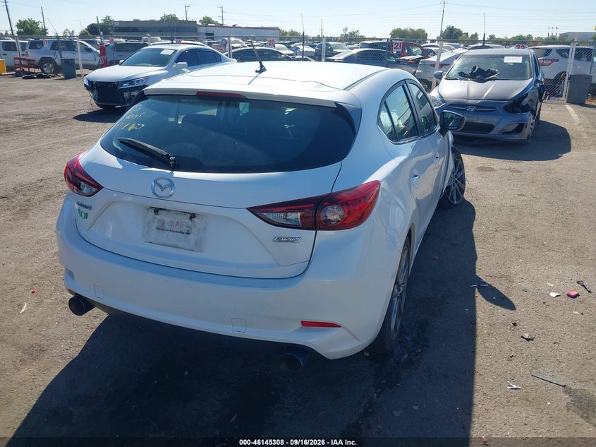 Vin: 3mzbn1l37jm180241, lot: 46645065, mazda mazda3 touring 20184