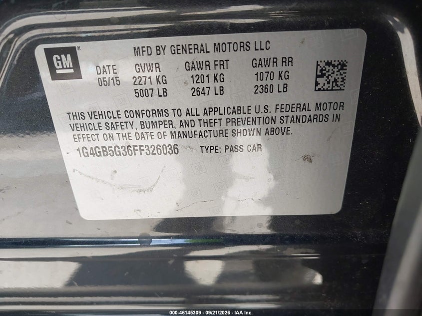 2015 BUICK LACROSSE LEATHER · Фото 9