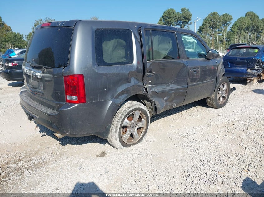 Vin: 5fnyf3h56db003186, lot: 46645101, honda pilot ex-l 20134