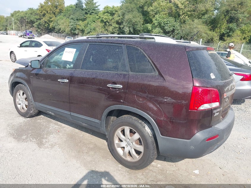 Vin: 5xykt3a67cg306034, lot: 46645109, kia sorento lx 20123