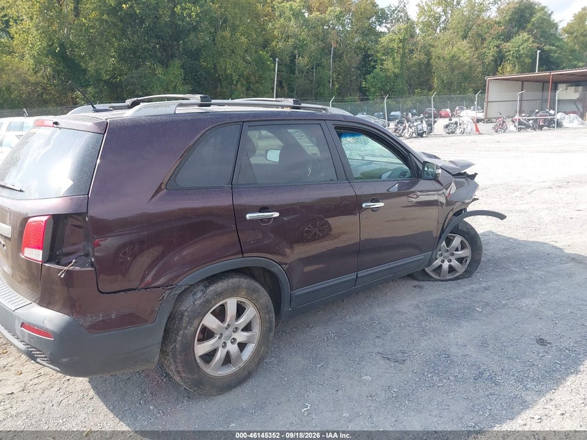 Vin: 5xykt3a67cg306034, lot: 46645109, kia sorento lx 20124