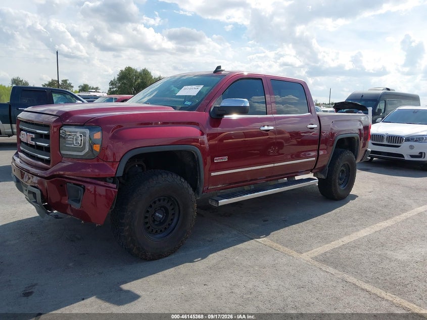 Vin: 3gtu2vec8fg331103, lot: 46645125, gmc sierra 1500 slt 20152