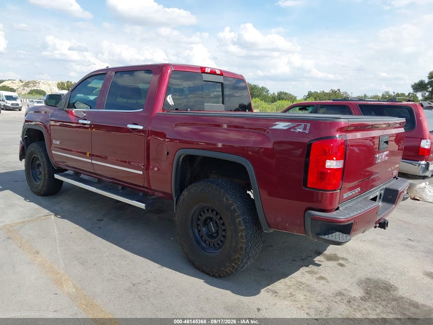 Vin: 3gtu2vec8fg331103, lot: 46645125, gmc sierra 1500 slt 20153