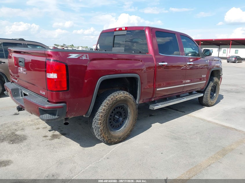 Vin: 3gtu2vec8fg331103, lot: 46645125, gmc sierra 1500 slt 20154