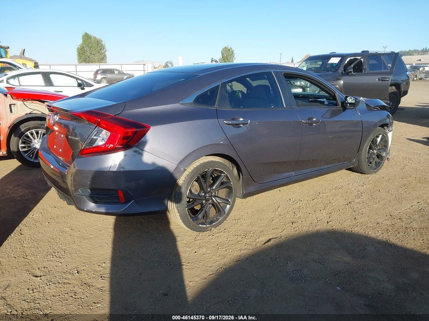 Vin: 19xfc2f88le208066, lot: 46645127, honda civic sport 20203