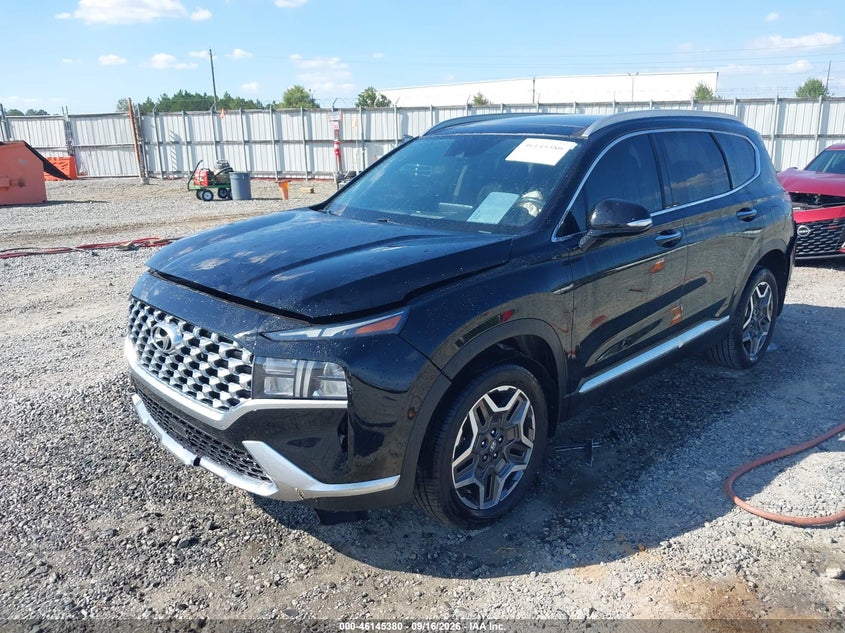 Vin: km8s3da18mu009201, lot: 46645137, hyundai santa fe hybrid sel premium 20212